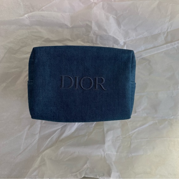 Dior Beauty Denim Cosmetic Bag with samples - Picture 3 of 6